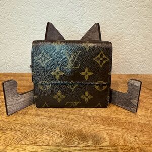 Louis Vuitton Monogram Compact Wallet in Brown and Gold